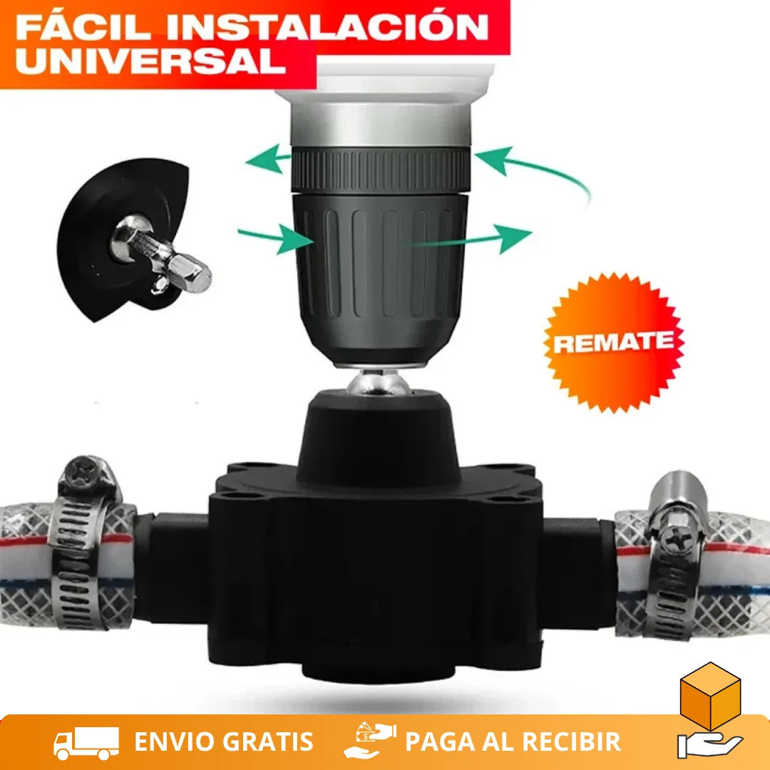 PowerPump™ – Convertidor de Taladro a Bomba de Agua