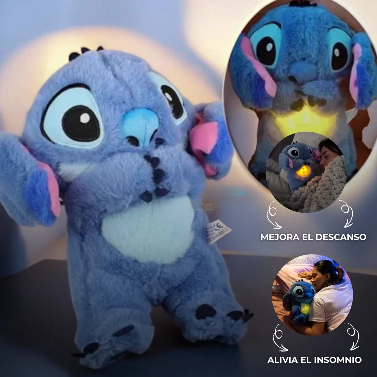 Peluche Stitch que Respira – El regalo que abraza, calma y acompaña