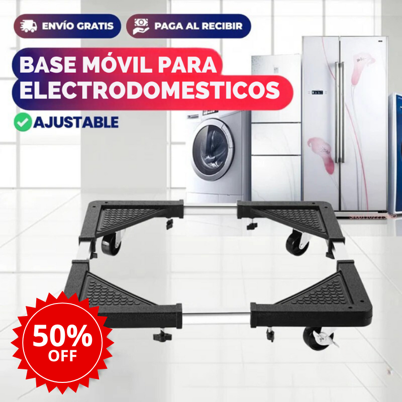 Base Móvil Ultra Resistente para Electrodomésticos