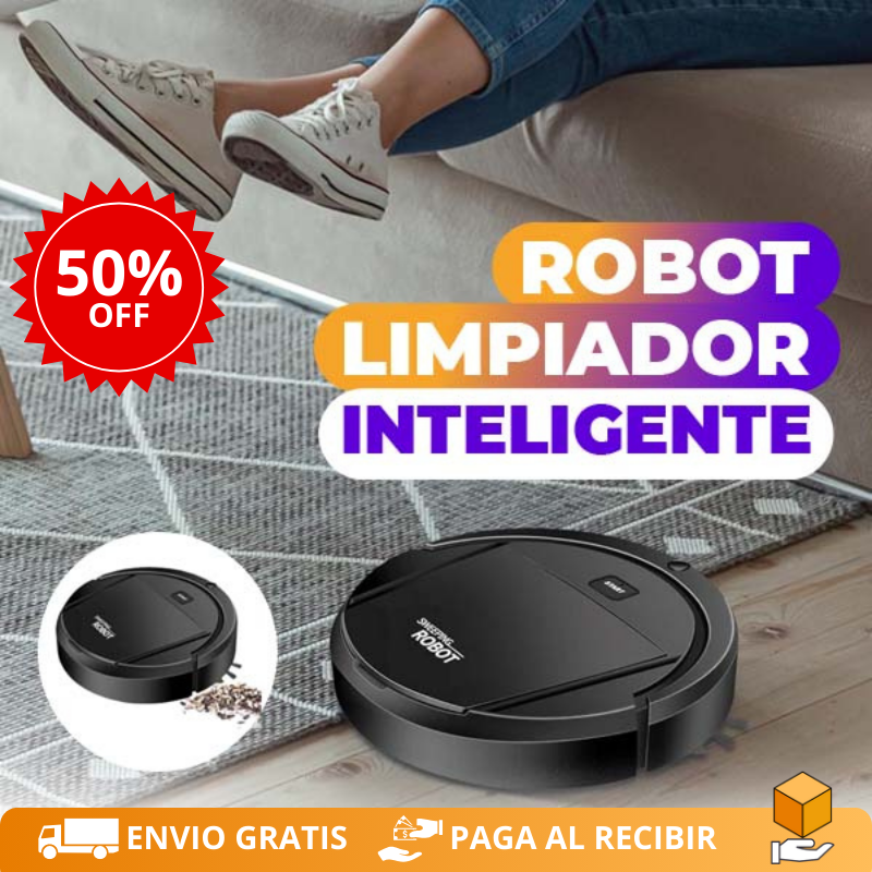 ASPIRADORA ROBOT 2 EN 1 - LIMPIEZA AUTOMATICA