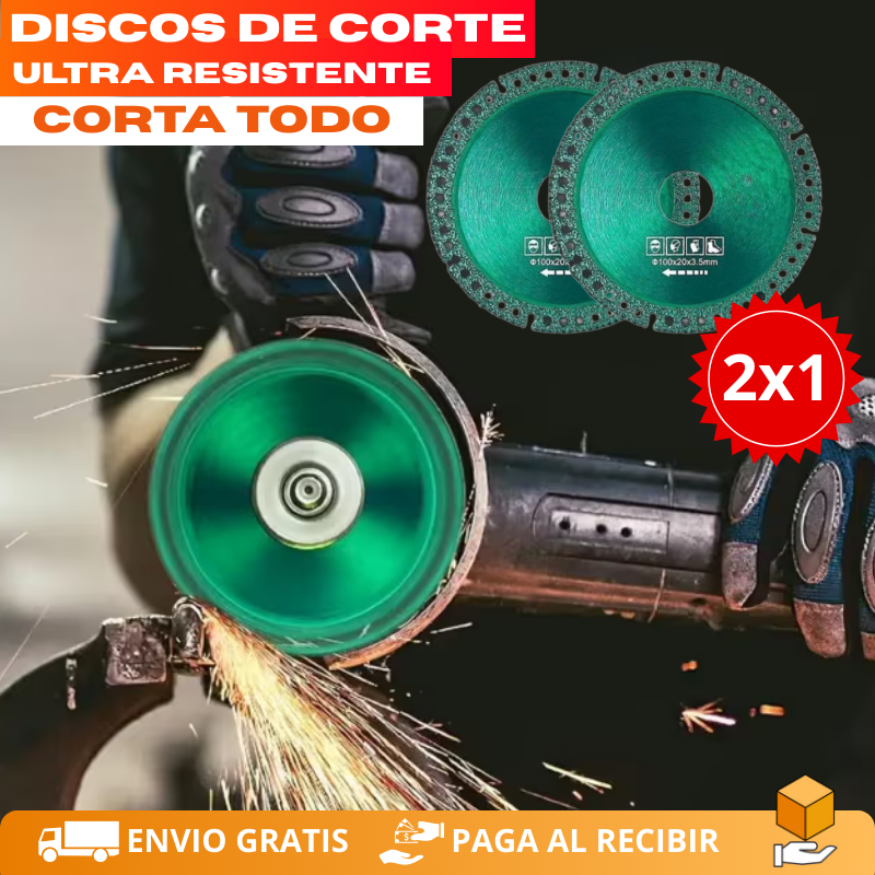 2x1 Disco de Corte Ultra Resistente – Corta en cualquier Material