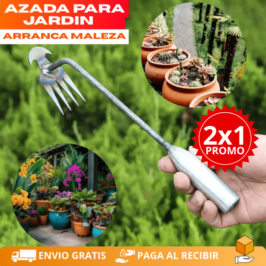 2x1 Azada de Jardín – Mantén tu jardín limpio y sin maleza