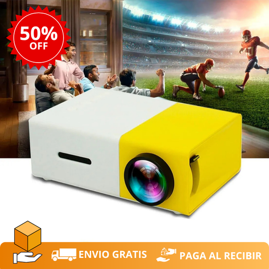 Mini Proyector LED - Cine portátil en casa