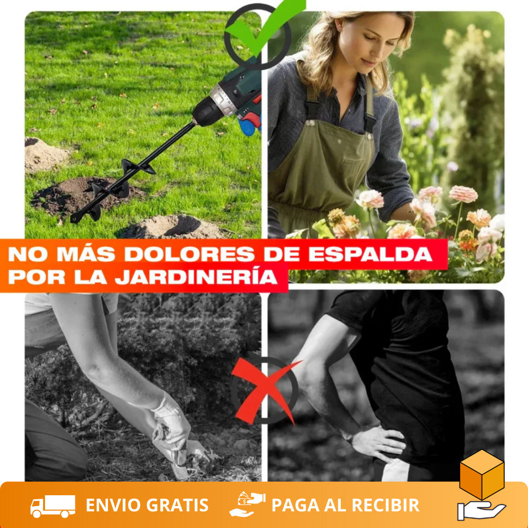 Broca Espiral para Taladro que Perfora la Tierra