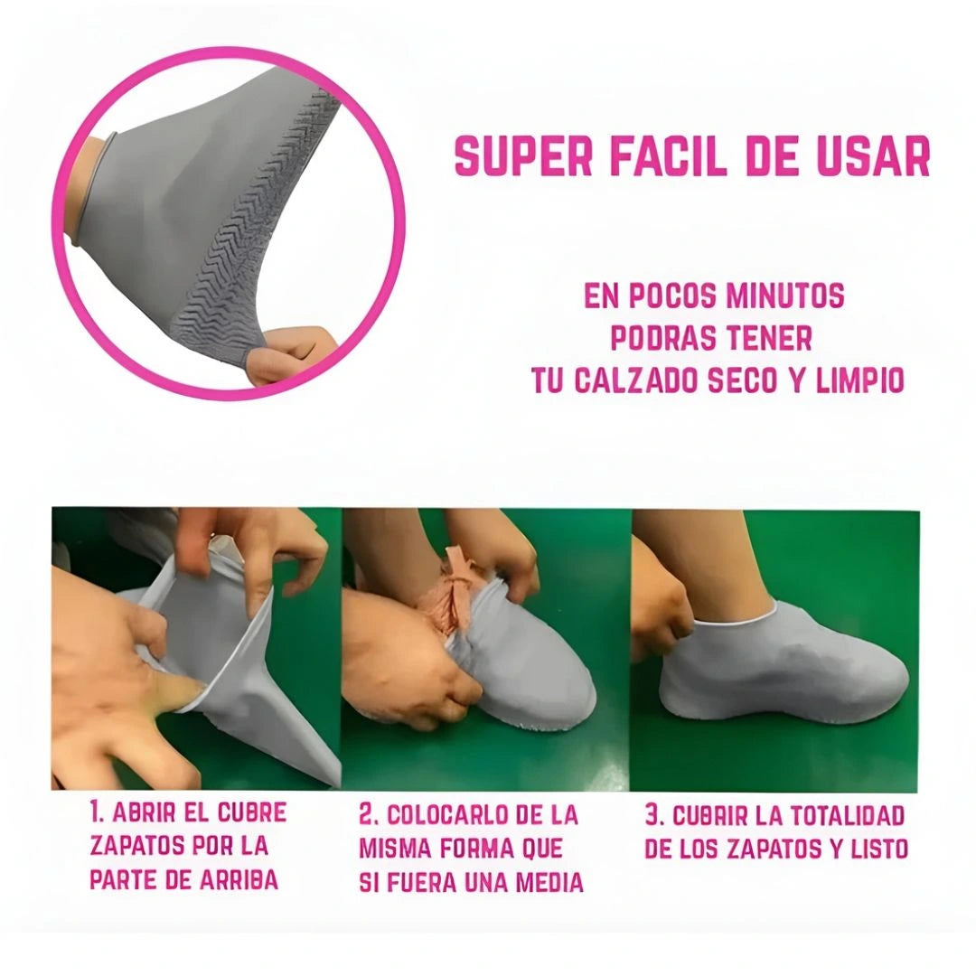 DryStep – Protección Impermeable para tus Zapatos (2 Pares)