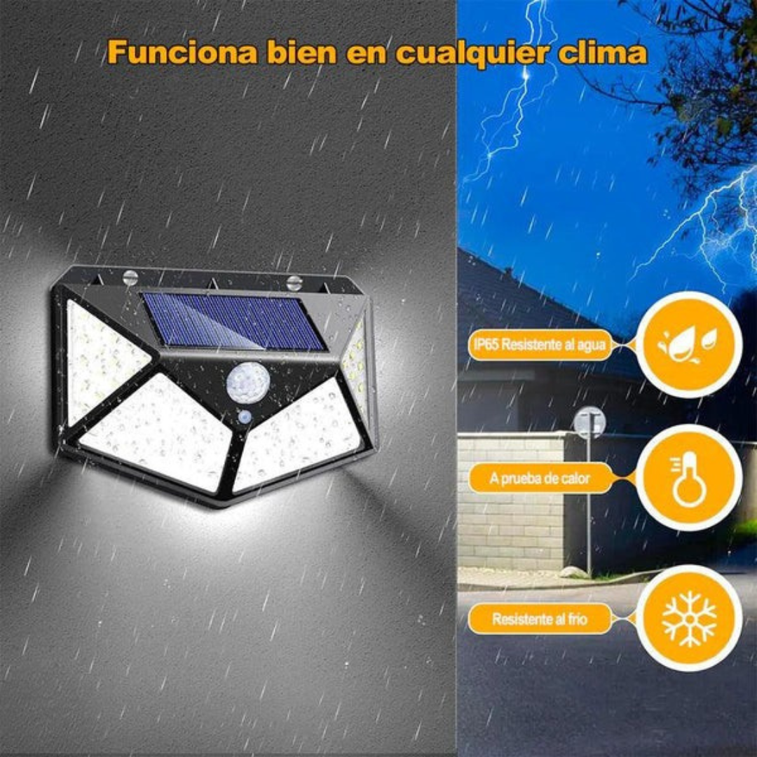 Kit de 4 lámparas LED solares