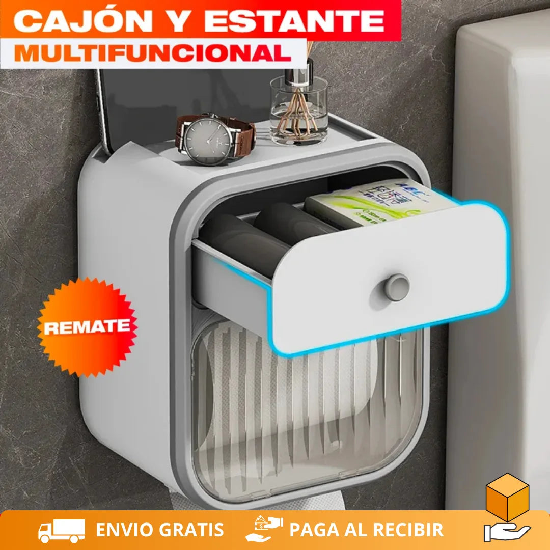 BañoZen™ - Organizador para papel higiénico