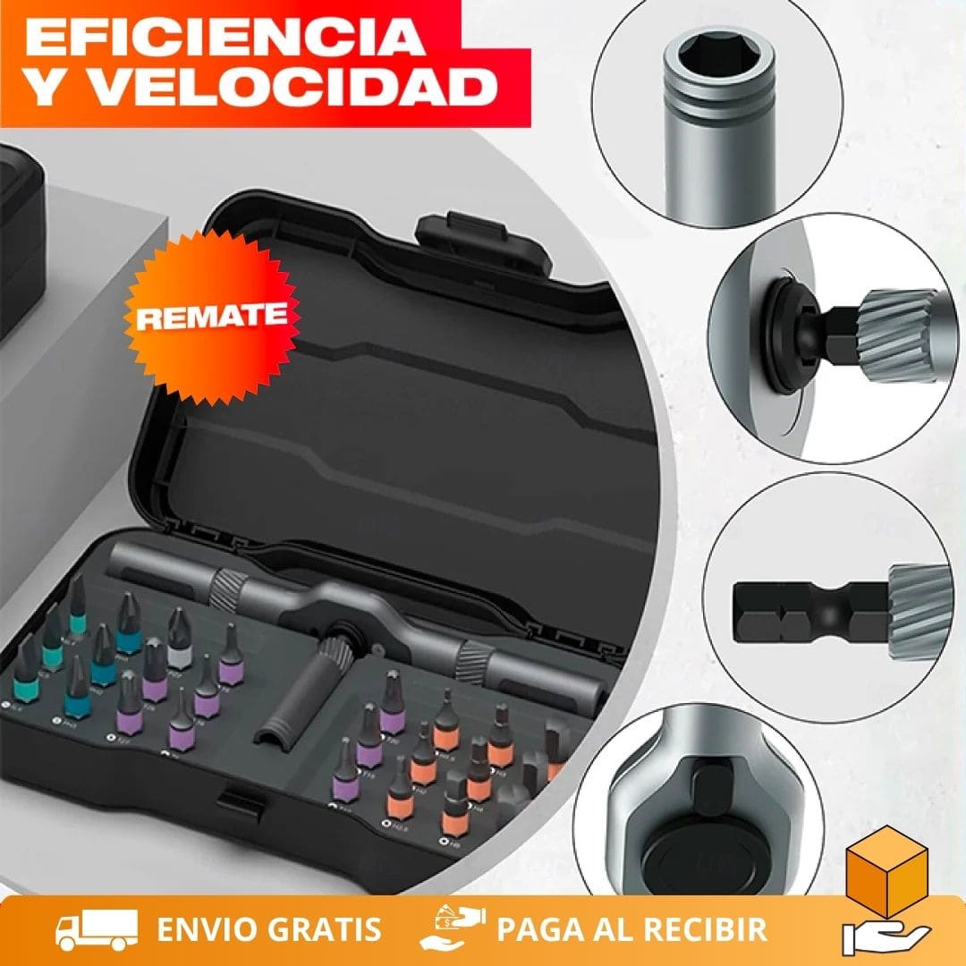 FixPro 24X - Kit Llave T Todo en Uno