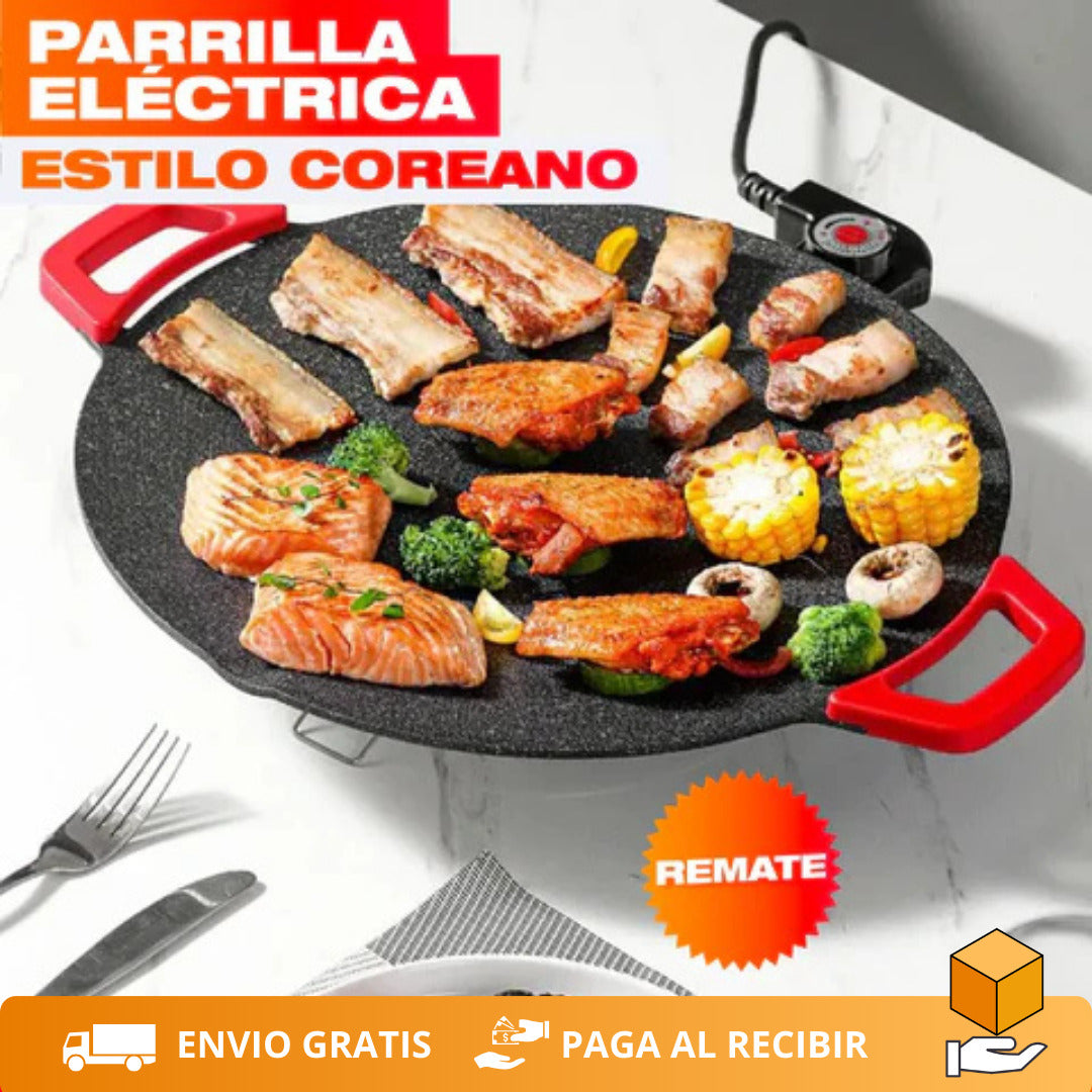 Sartén Eléctrica Antiadherente Estilo Coreano