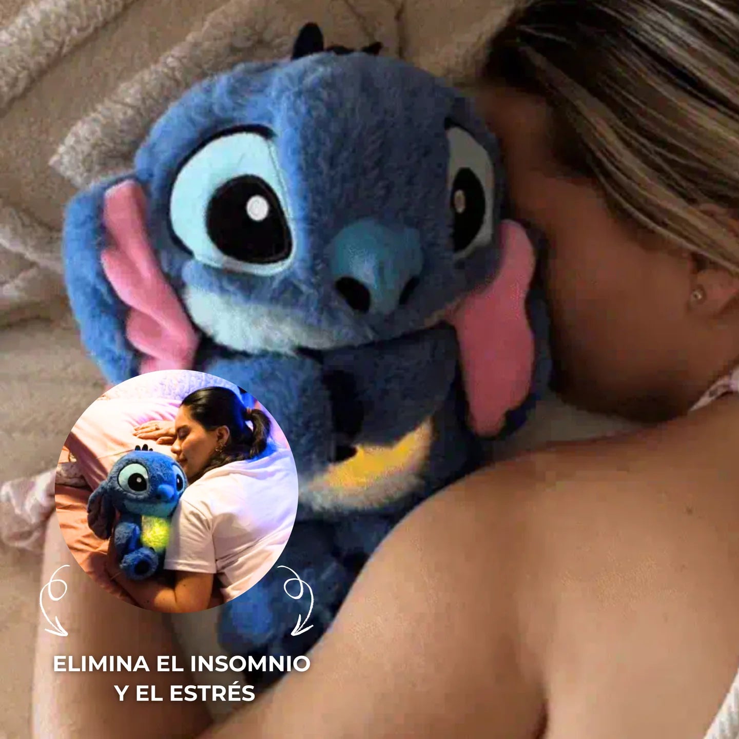 Peluche Stitch que Respira – El regalo que abraza, calma y acompaña