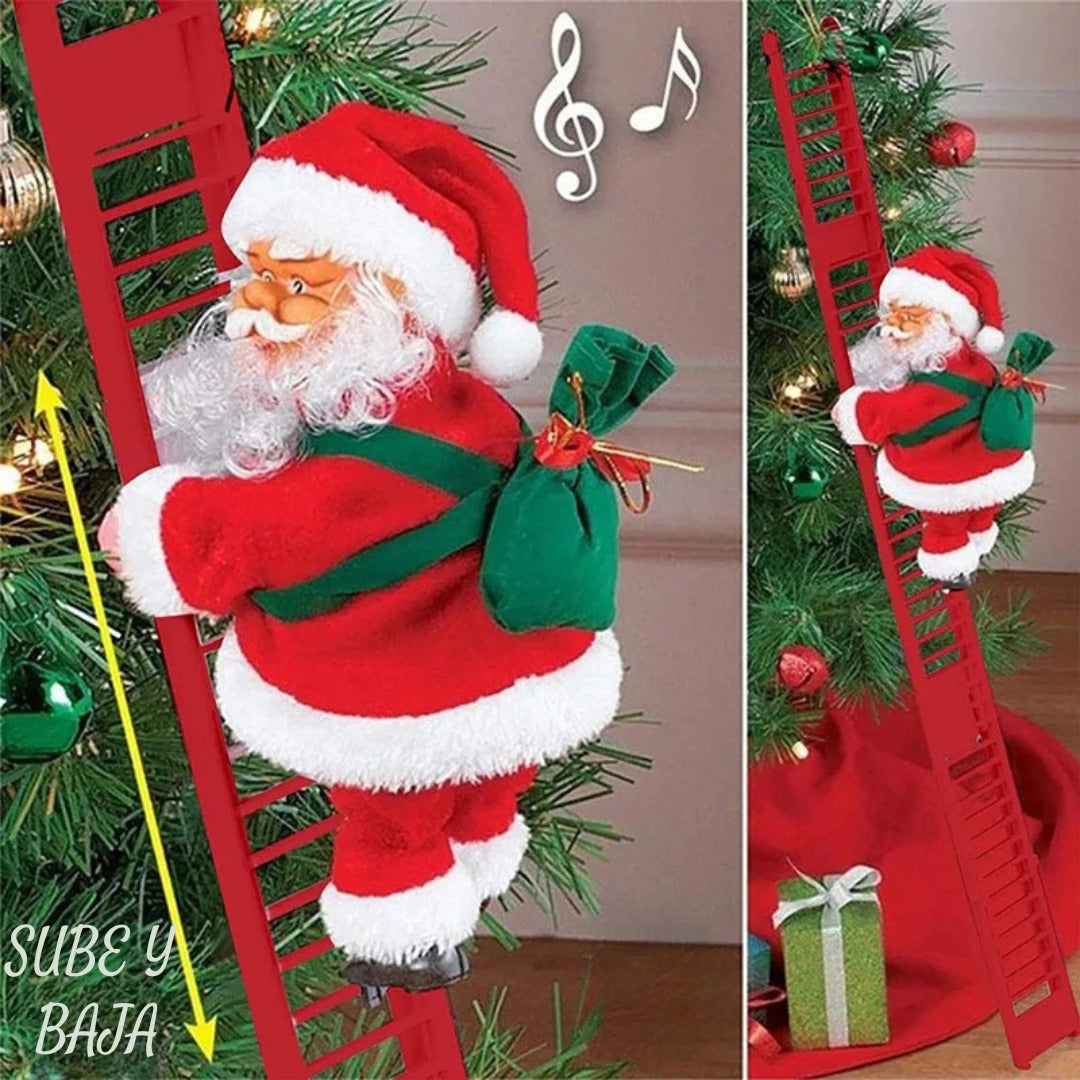 Santa Claus Escalador – Dale vida y alegría a tu árbol navideño