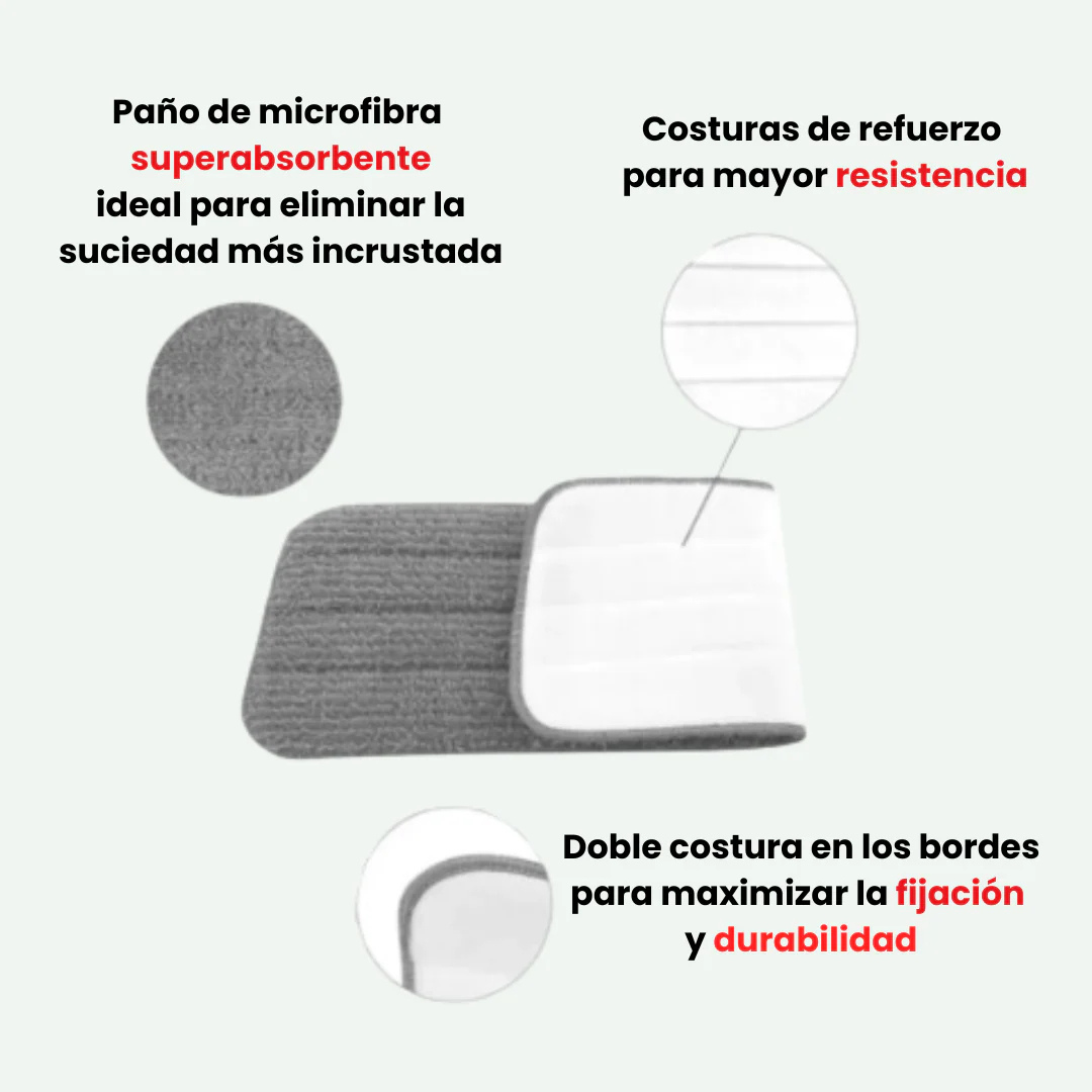 Mopa con Spray - Limpieza total