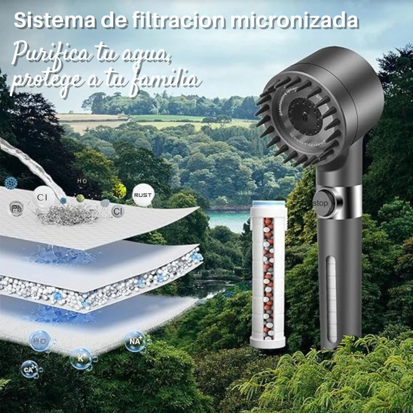 HydroSpa Pro - Ducha filtrante con masaje revitalizante
