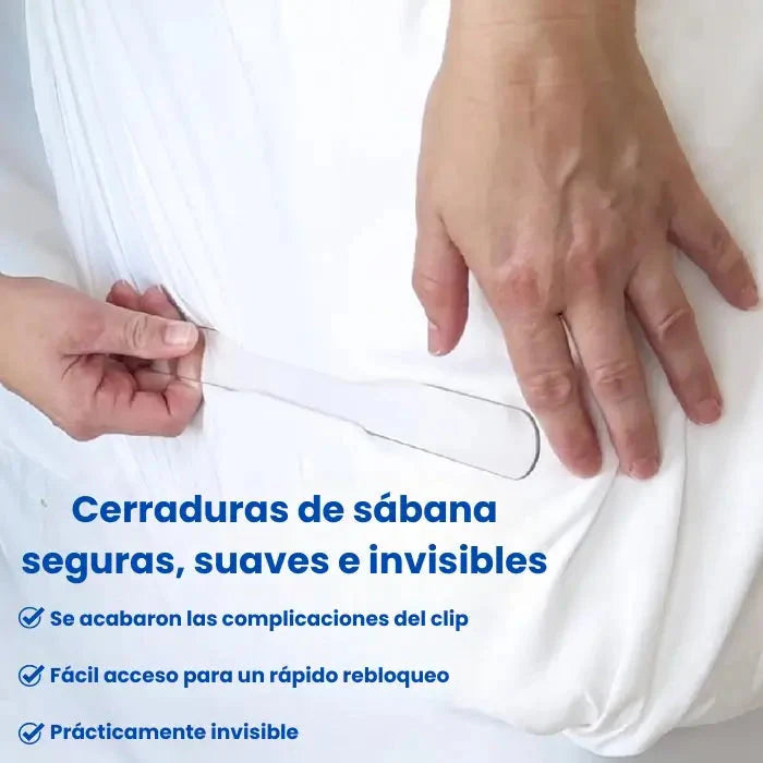 Kit 4 Tensores Antideslizantes para Sábanas – Duerme sin arrugas