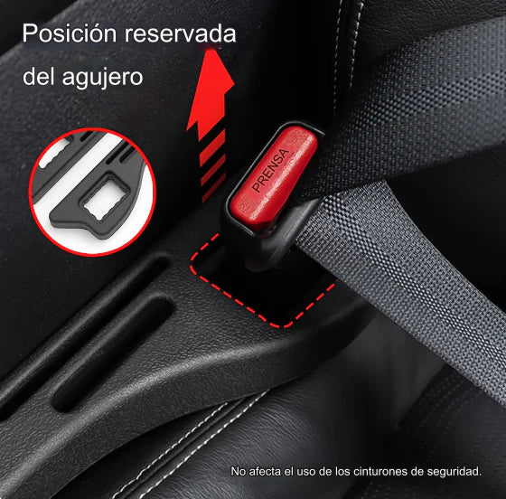 Combo Auto Organizado: Kit Rellena Asientos + Soporte Magnético para celular