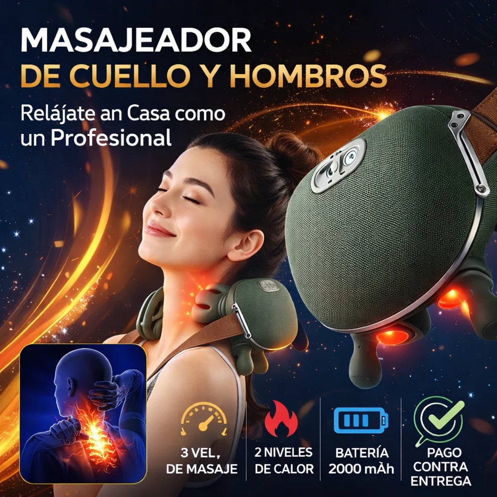 Masajeador 4D de Cuello y Hombros