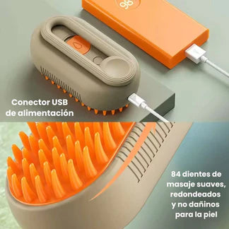 Cepillo a vapor para mascotas