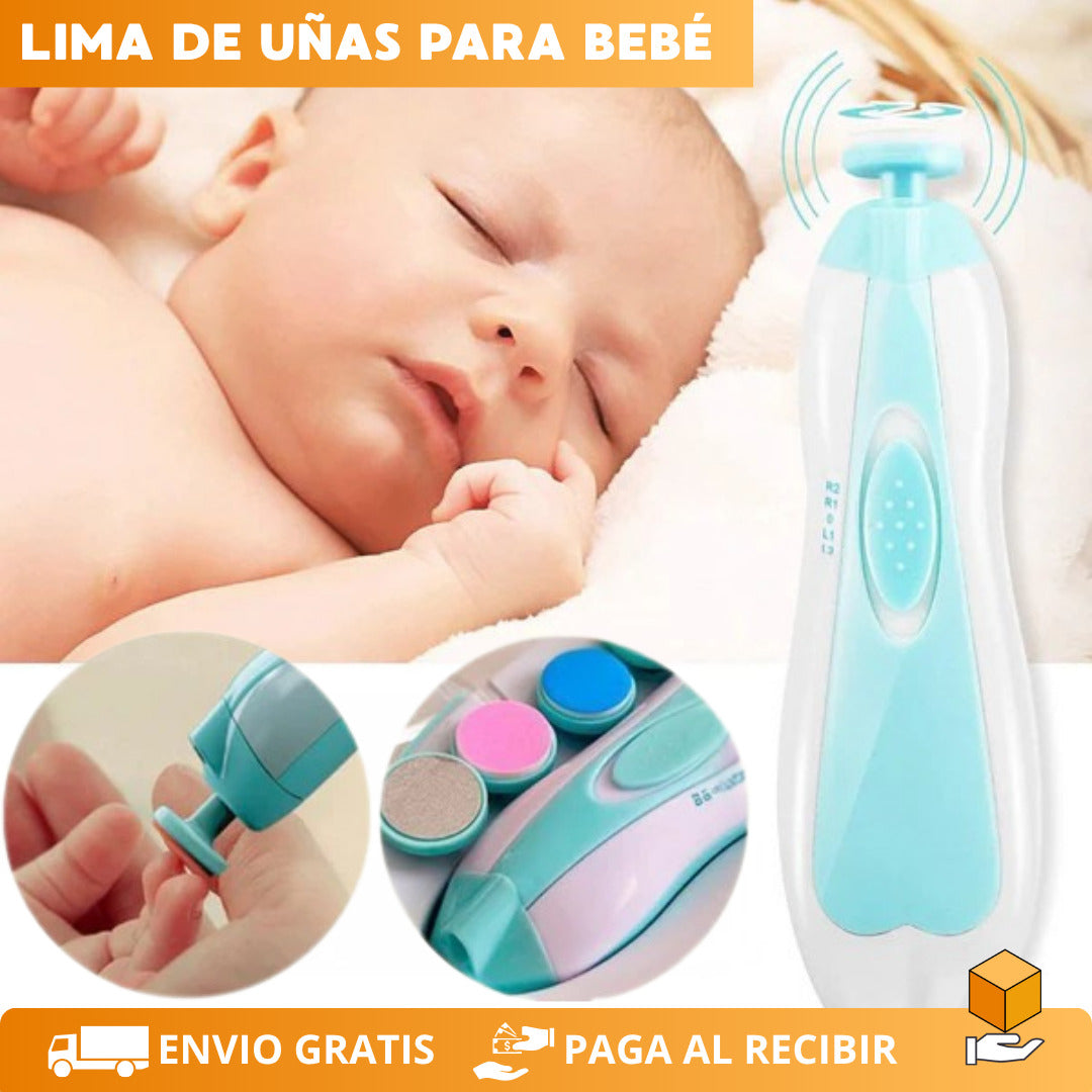 SuaviNails – Lima Eléctrica Suave para Uñitas de Bebé