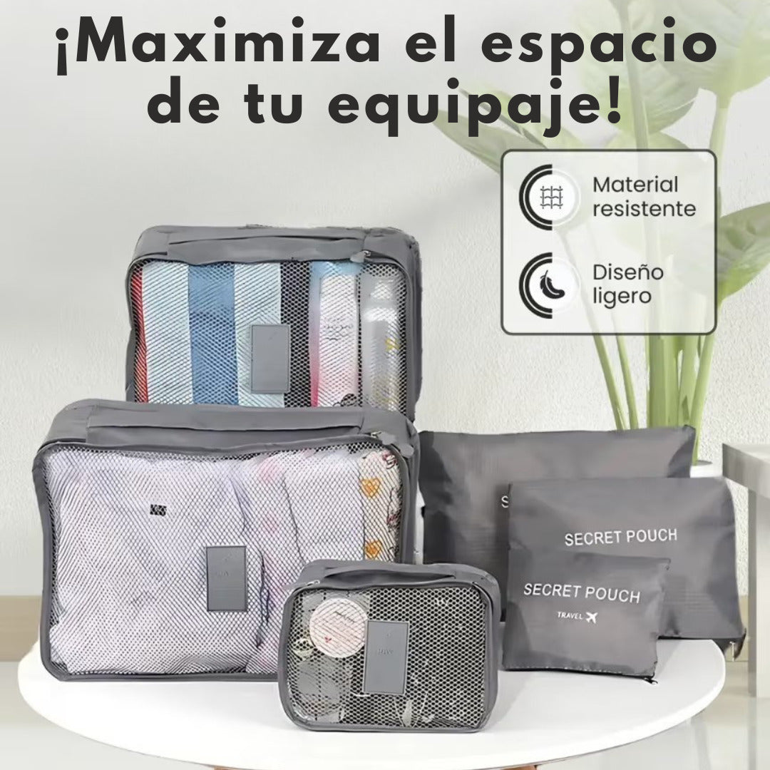 Kit Organizador Para Maleta de 6 Piezas