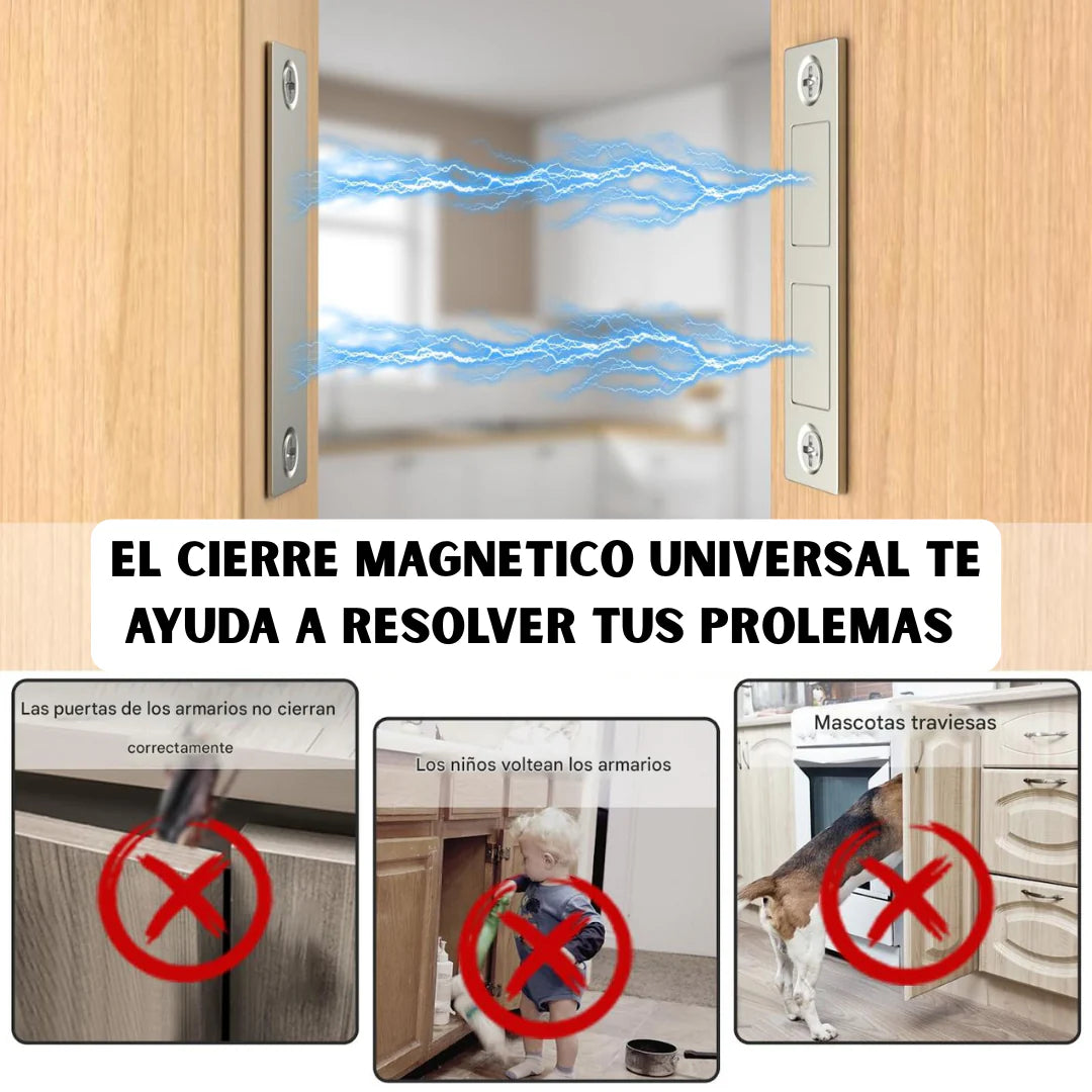 MagneFix - Kit de 10 Cierres Magnéticos Invisibles para Muebles