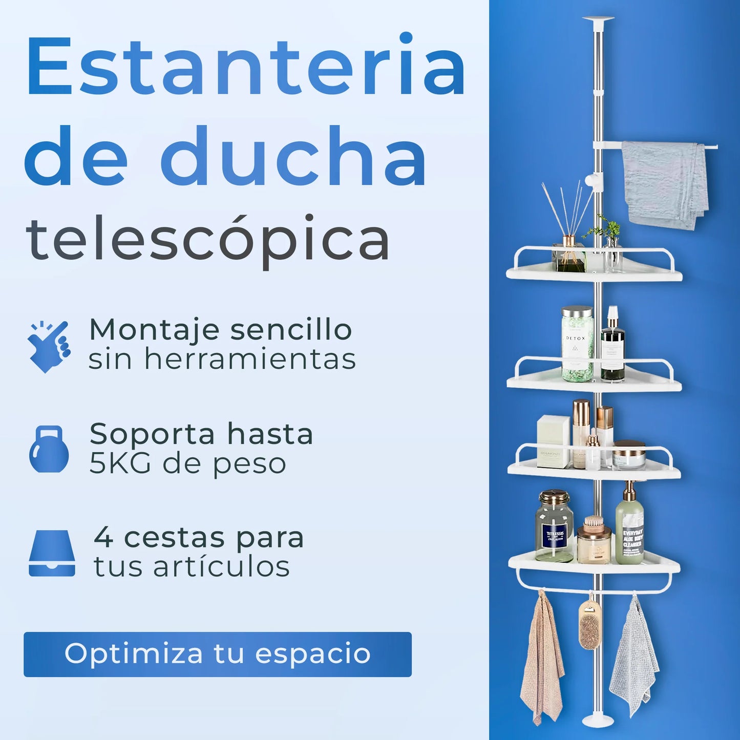 Organizador Esquinero Telescópico
