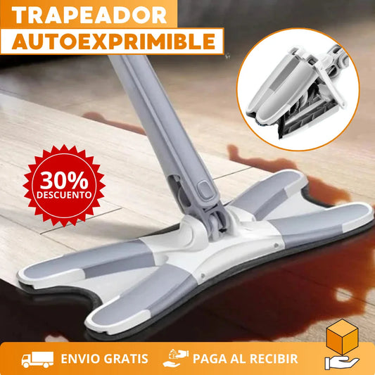 SpinClean 360 - Trapeador Autoexprimible de Microfibra