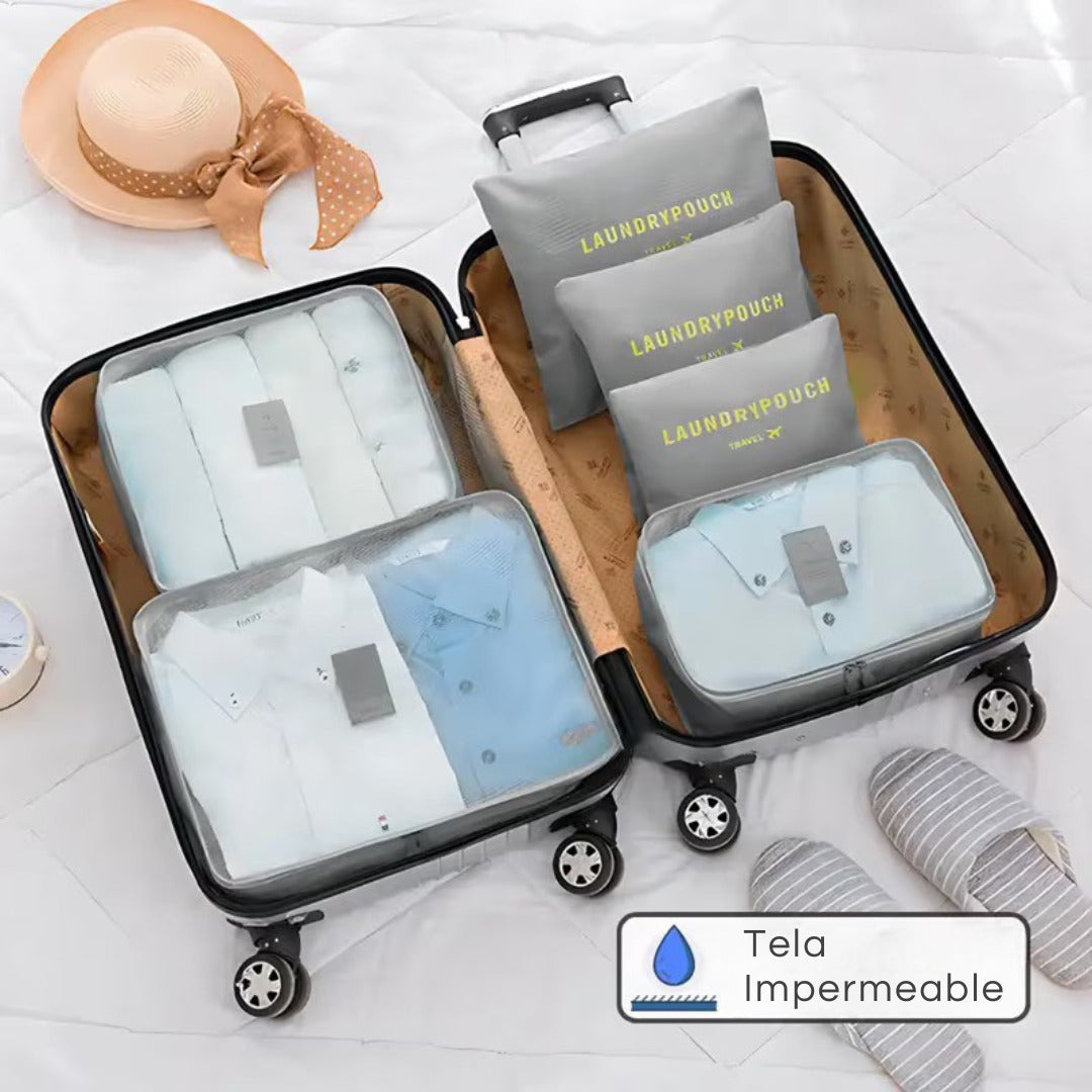 Kit Organizador Para Maleta de 6 Piezas