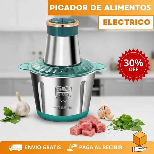 Picadora Eléctrica - ¡Pica todo en segundos y sin esfuerzo!