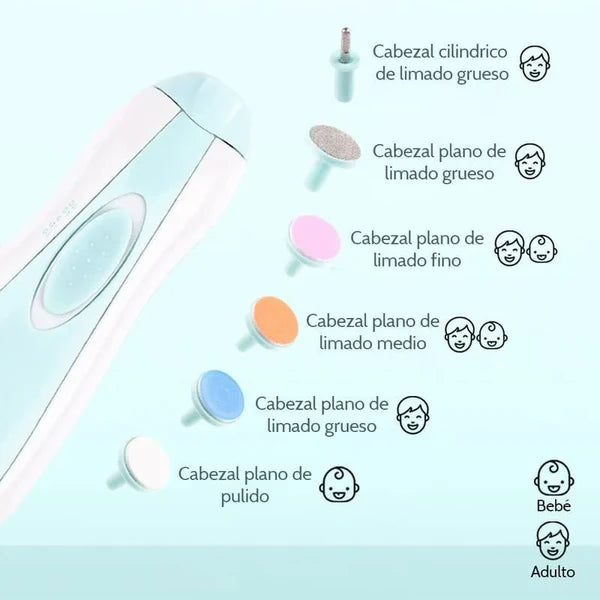 SuaviNails – Lima Eléctrica Suave para Uñitas de Bebé