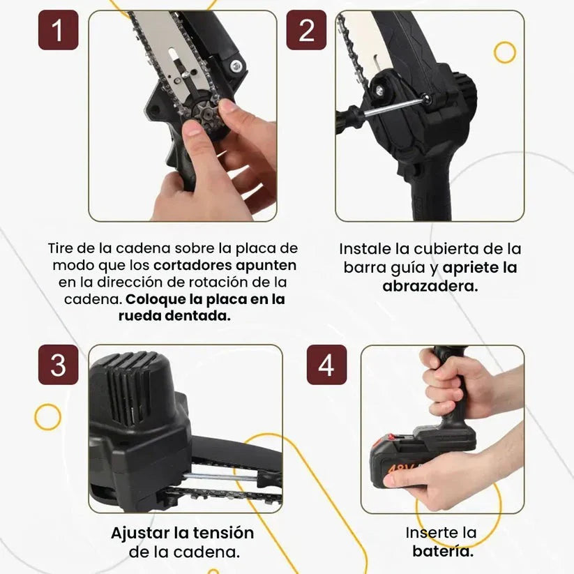 PowerCut - Mini Sierra Inalámbrica de Alta Precisión