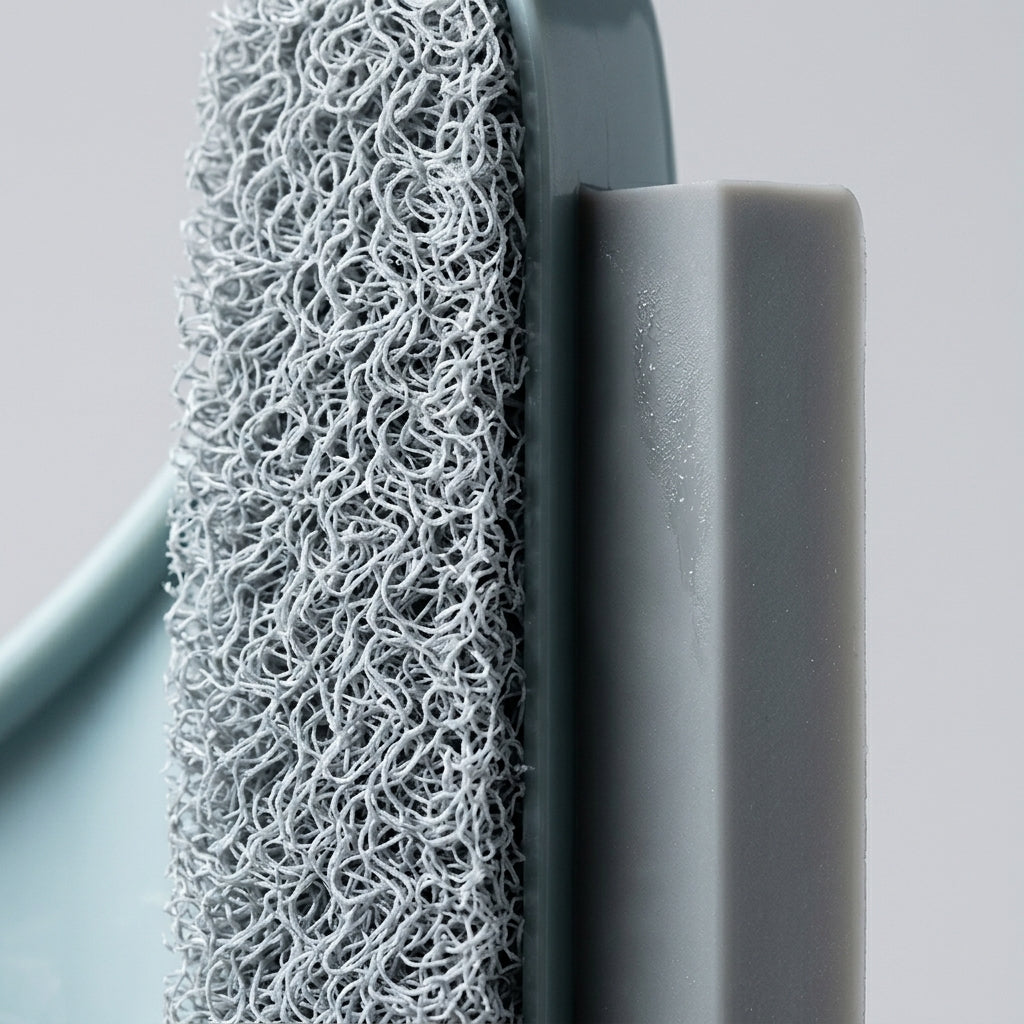 Cepillo Limpiador 2 en 1 — Detalle malla y silicona