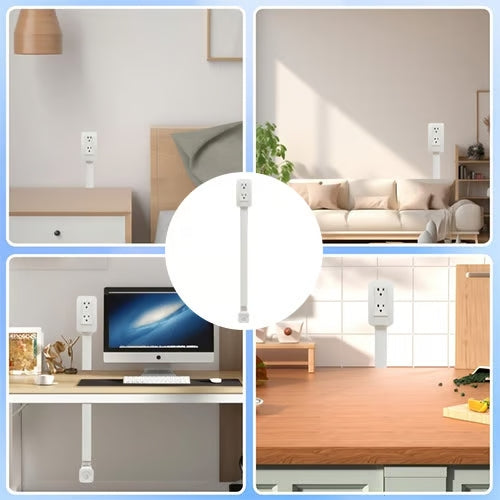 CONTACTO EXTENDIBLE DE 2 TOMAS