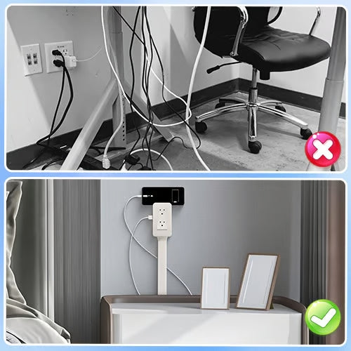 CONTACTO EXTENDIBLE DE 2 TOMAS